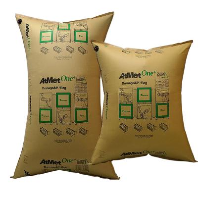 China Kraft Paper Materials Avoid Shipping Cargo Damage Customized Size Air Dunnage Bag for sale