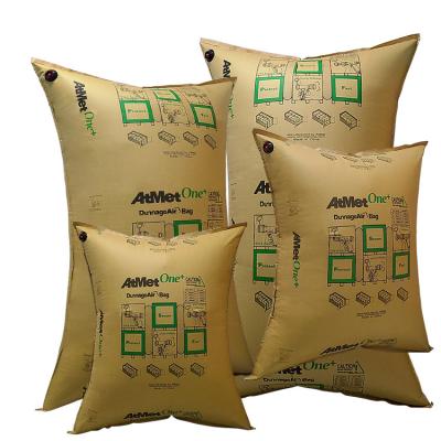 China Hot Selling Kraft Paper Lamination Inflatable Woven Dunnage Airbag For Load Securement for sale