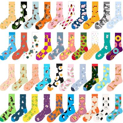 China CY New Design Fruit Wholesale QUICK DRY Women Winter Fashion Cute Tube Socks Adults for sale