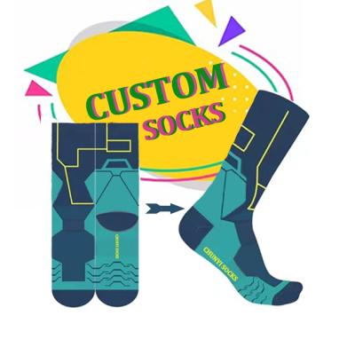 China CY OEM Cotton Designer Breathable Tube Custom Sports Fashion Custom Basketball Socks for sale