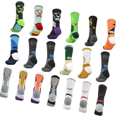 China New Design Colorful Sports Mens Breathable Socks Custom CY Logo Ribbed Cotton Socks Basketball Sports Mens Socks for sale