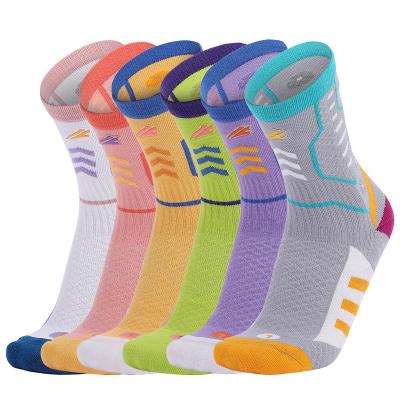 China Breathable CY Wholesales Terry Crew Boy Sports Breathable Basketball Socks for sale