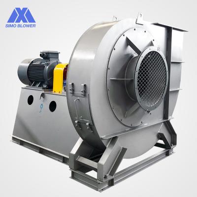 China High Performance Industrial Forward Fan 55kw Carbon Steel Materials Drying Centrifugal Blower for sale