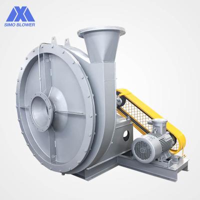 China Return Large Volume Single Fan Boiler Inlet Backward Curved Industrial Boiler Exhaust Brushless Fan for sale