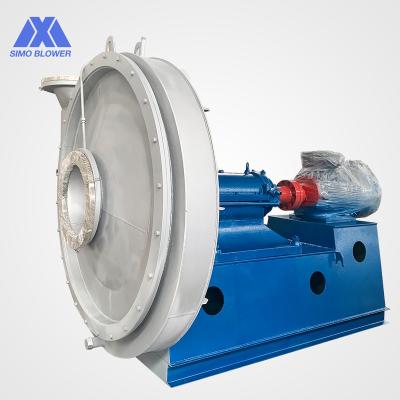 China Factory Delivery Blower Carbon Smoke Exhaust Blower Blue Steel Centrifugal Fan for sale