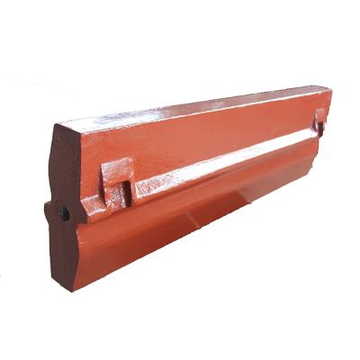 China energy & Mining Martentistic Ceramic Stone Crusher Hammer Jaw Plate Blow Bar Insert for sale