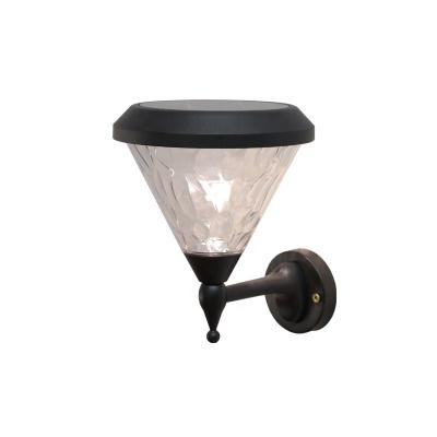 China Hot Selling Outdoor Solar Garden IP54 3000K/6000K Polycarbonate Wall Lights Led Outdoor Waterproof for sale