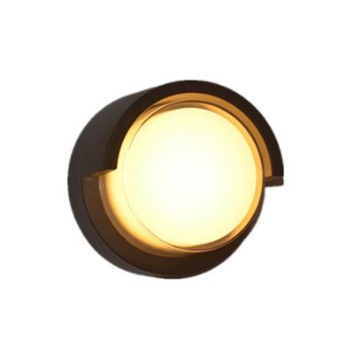 China Modern high luminous efficiency high quality waterproof black aluminum led wall light prices for sale