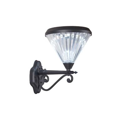 China Garden Backyard LED Night Garden Wall Lamp Light Power Sensor Outdoor Solar Powered Led Lighting Waterproof Led Solar Light for sale