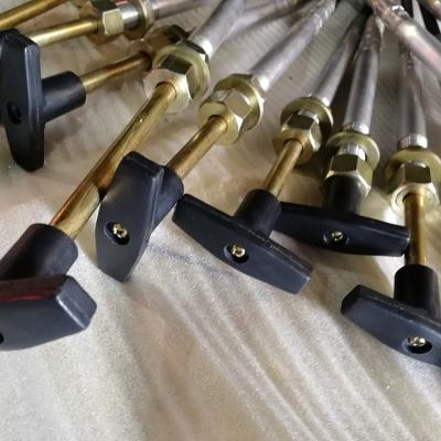 China Universal Mechanical Twist Lock Choke Motor T-Handle Vehiles Control Cable Push Pull Head for sale