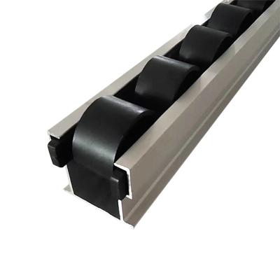 China Building Material Shops Factory Roller Track For Pipe Rack System Aluminum Flow Fences Plastic Roller Wheel Conveyor HG-A for sale