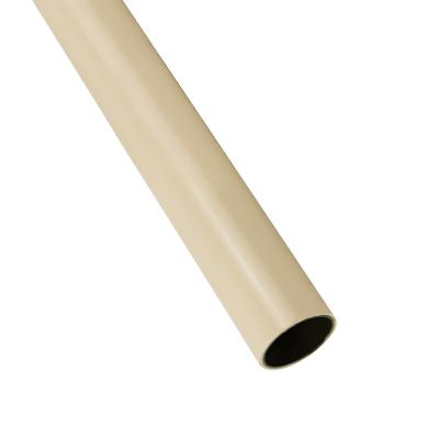 China Automotive Industries Beige Lean Colored Flexible Composite Hose Diameter 28mm Pipe ABS/PE Coated Steel Tube for sale