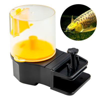 China Automatic Automated Automatic Fish Feeder Aquarium Food Feeder Timing Fish Farming Feeder for sale