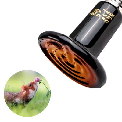 China Sustainable No Light Bulb 150w Reptile Ceramic Heat Emitter Heat Lamp Amphibious Heater for sale