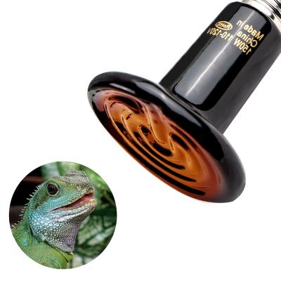 China Sustainable Reptile 50w Ceramic Heat Emitter Lamp Ceramic Heater Bulb For Home Pet Reptile for sale