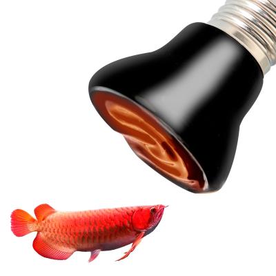 China Viable Heater Light Far Infrared Heater Viable Ceramic Emitter Chicken Lamp Heat Reptile E27 Bulb Ceramic Heater Lamp for sale