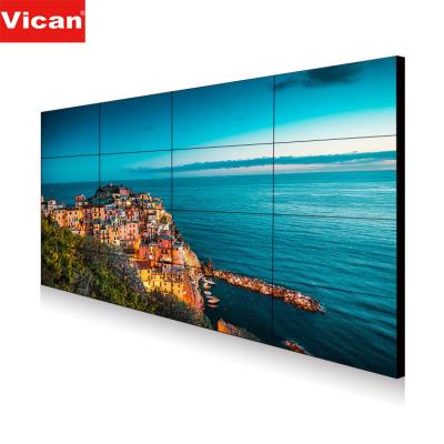 China Matrix Indoor F&B Sound 9x9 4k Wall Mounted Hd 55 Inch Advertising Display Control Panel Lcd Video Wall Screen for sale