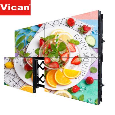 China Seamless Hanging Surveillance Control Center Sync Seamless Hanging Display for Advertising 4k TV Panel LCD Digital Video Wall for sale