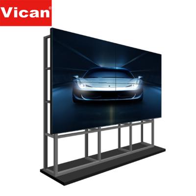 China Cheap 9 screen bezelless monitoring center 6x3 9x9 lcd screens showroom lcd video wall mall advertising screen for sale