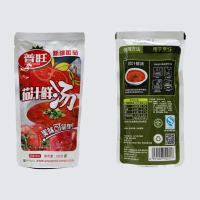 China 4.2g Proteinbeutel Tomatensauce zum Kochen 180g Ketchup Kleiner Beutel zu verkaufen