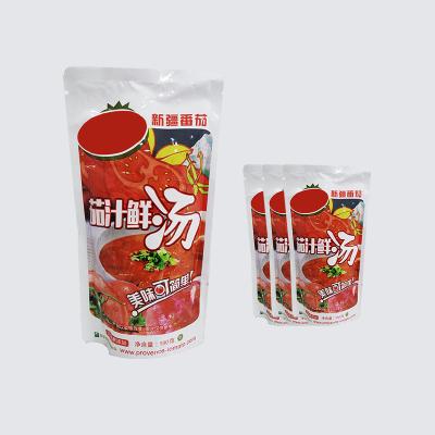 China 180g Tomatensauce mit niedrigem Natriumgehalt und 5% Energie. zu verkaufen