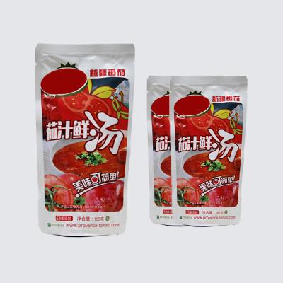 China 4.1g Fettbeutel Tomatensoße Tomaten Passata 459 Kilojoule Energie pro 100g zu verkaufen