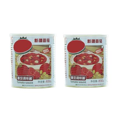 China 17.3g Carbohydrates Flavored Tomato Sauce 554 KJ Energy 4.6g Protein Per 100g for sale