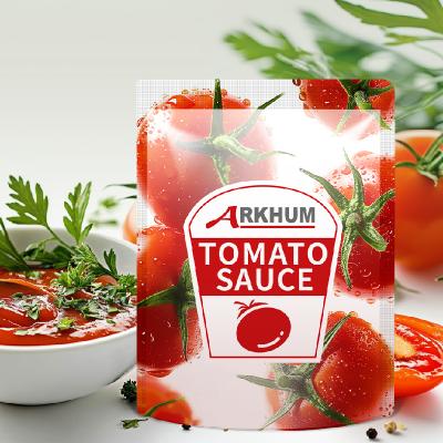 China Printed Bag Series Tomato Sauce From Fresh Tomatoes for sale