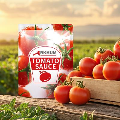 China 70 g de pasta de tomate salsa de pizza de tomate orgánico pasta de sodio 2975 mg / 100 g en venta