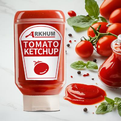 China Ketchup saudável sem proteína vermelha 3 kg purê de tomate enlatado com ingredientes de vinagre à venda