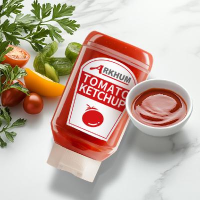 China 0g de ketchup vermelho saudável 3kg de tomate enlatado salsa sabor delicioso à venda