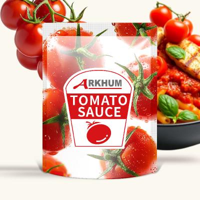 China 4.1g Bolso de grasa salsa de tomate tomate pasata 459 kilojulios de energía por 100g en venta