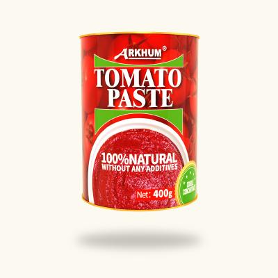 China 14 oz 400 gram tomatenpasta voor keuken toevoeging Te koop