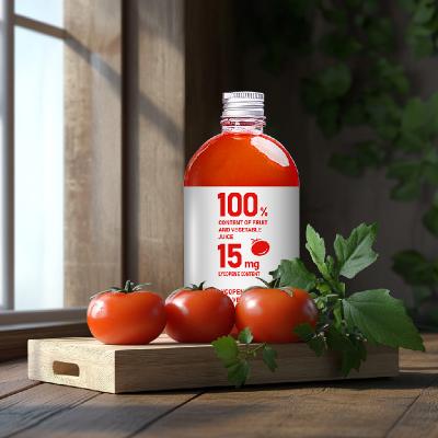 China OEM 210 ml Suco de Tomate Com Baixo Sal Reduzido de Sódio Suco de Tomate à venda