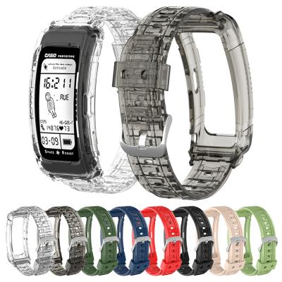 China Softly Apply Waterproof Huawei B6 TPU Watch Bands Transparent And Pure Color for sale