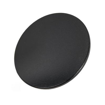 China Black Round Sustainable Glazed Ceramic Cordierite Pizza Making Baking Grilling Stone for sale