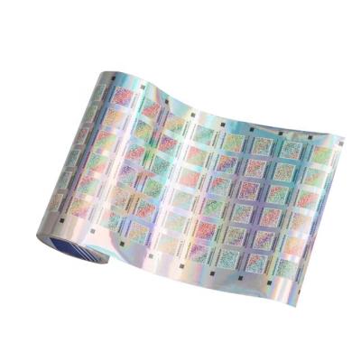 China High Quality Product Labels QR Code Laser Holographic Film Stickers Label Material Product By Manufacturer for sale