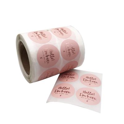 China A4 Waterproof Colorful Printing Self Adhesive Sticker Cast Coated Label Paper Food Personalized Label Stickers Roll for sale