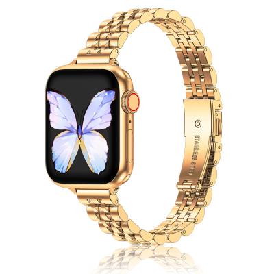 China 5 Beads Women luxury watch bands for apple watch utra 49mm apple watch band manufacturer for sale