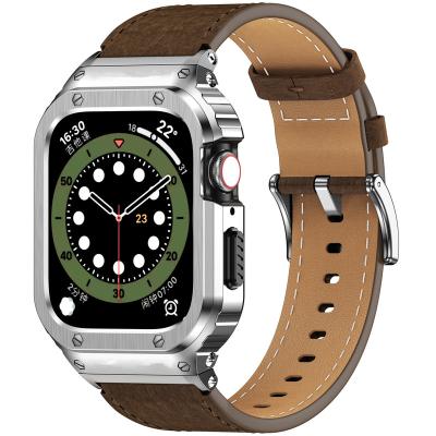 China Apple Watch Band Leather Genuine Leather Watch Band For Apple Watch Bands for sale