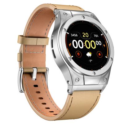 China Watch Band Replacement Leather Strap Leather Smartwatch Strap For Google Watch for sale