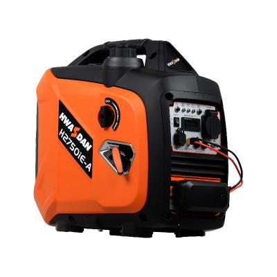 China Hwasdan Inverter 2kVA Portable Super Silent Camping Start Gasoline Electric Generator With EPA CE 4L for sale