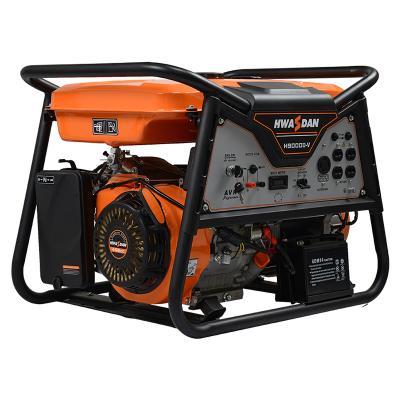 China Hwasdan Open Frame Single Phase Gasoline Engine 3kw 120v 220v Small Portable Generators 15L for sale