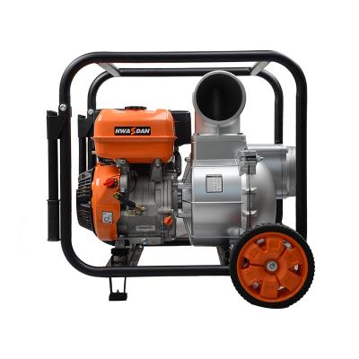 China Other Hwasdan Good Quality 4 Stroke Gasoline Engine 4 Inch 9hp Clean Water Pump For Agricultural Irrigation for sale