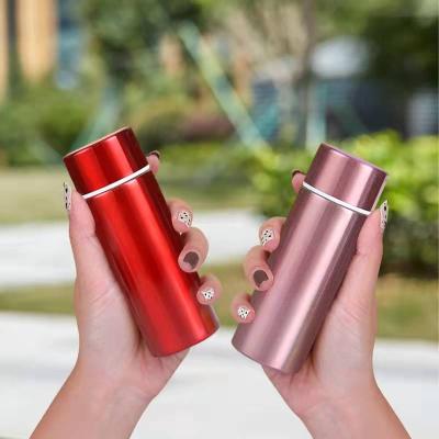 China Business Travel Mug Beach Portable Thermal Camping Vacuum-Insulated Stainless Steel Sweat Proof Keep Hot Cold Mini Vacuum Flask Longest for sale