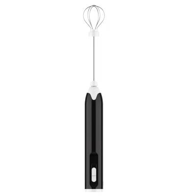 China Original Dian'dong Flower Coffee Milk Frother Egg Beater Multifunctional Portable Replaceable Double Head Viable With Stand for sale