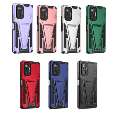 China Hertz Shockproof Cell Phone Case For Redmi Note 11 Pro Hybrid TPU+Pc Cover Armor With Hidden Magnetic Kickstand Phone Cases for sale