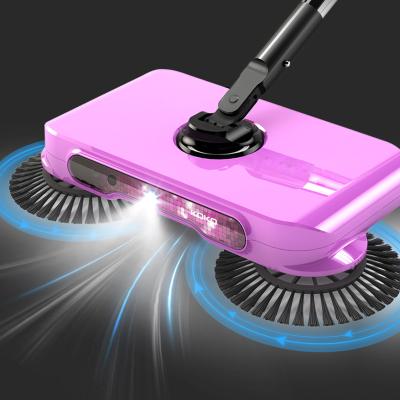 China Eco-friendly Household Hand Push Sweeper Broom Spinning Cleaning Broom for sale