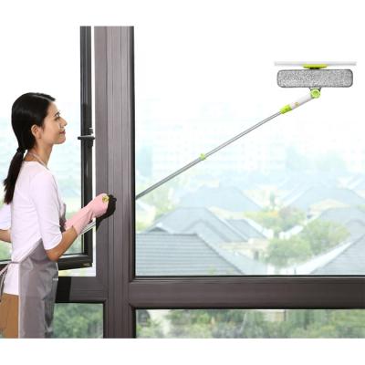 China Viable Window Washer Set Squeegee Window Wiper Telescopic Window Squeegee Wiper for sale