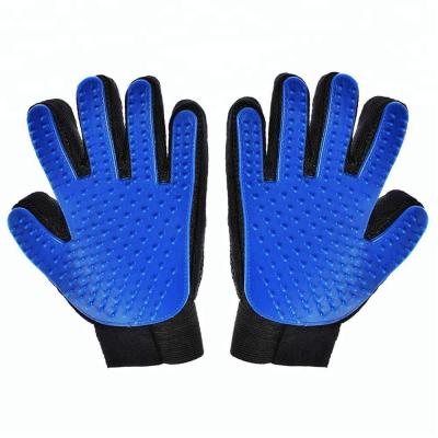 China Sustainable Pet Hair Remover Glove For Dog Pet Grooming Gloves for sale